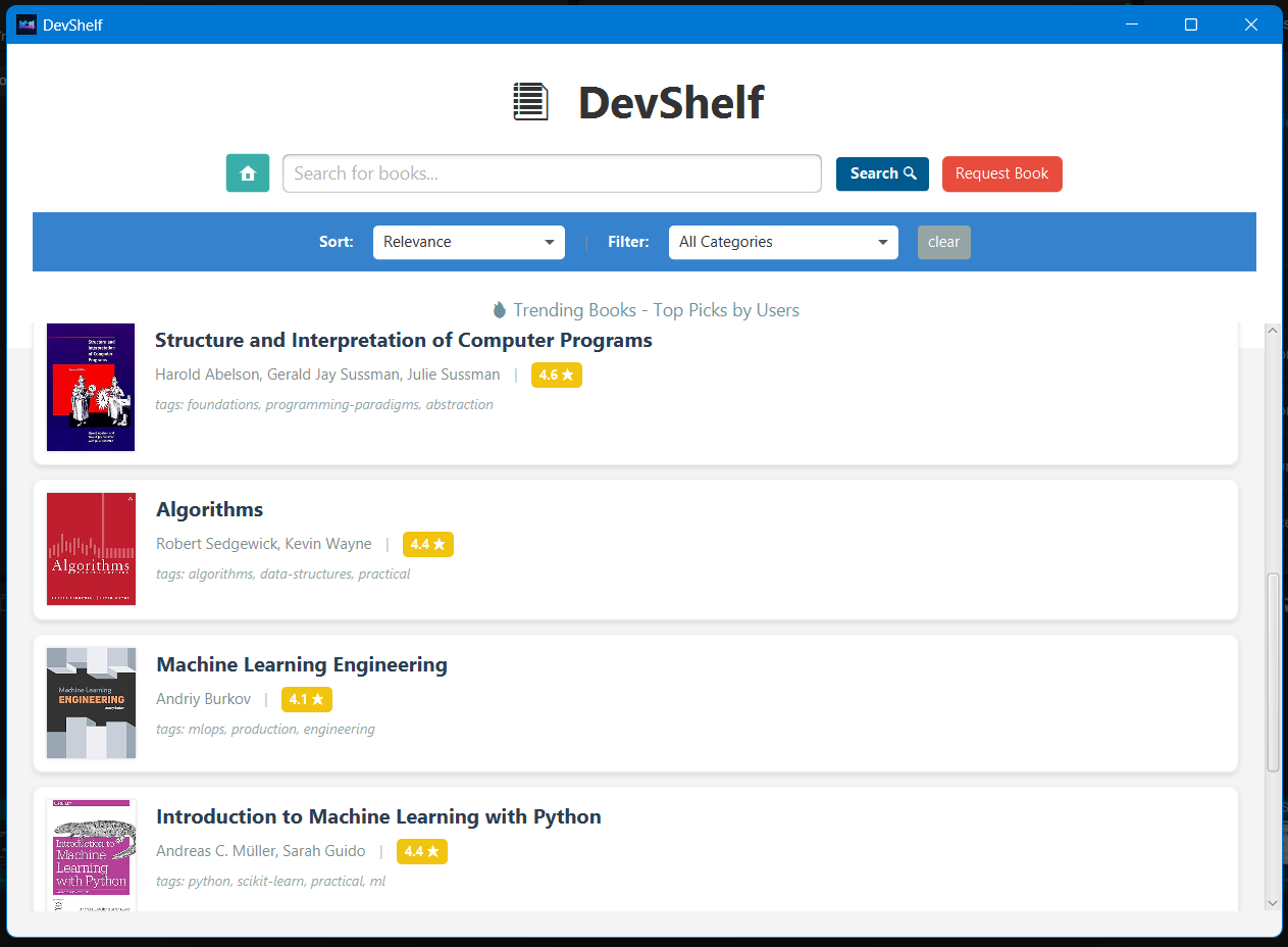 DevShelf System Architecture